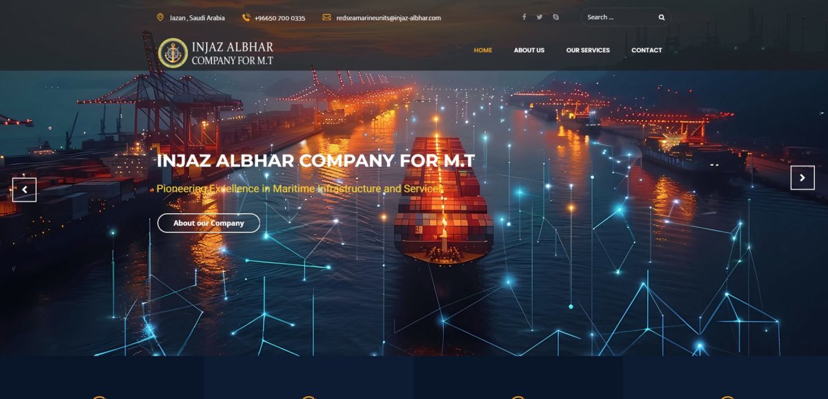 Injaz Albhar – Plateforme de Services d'Ingénierie Maritime